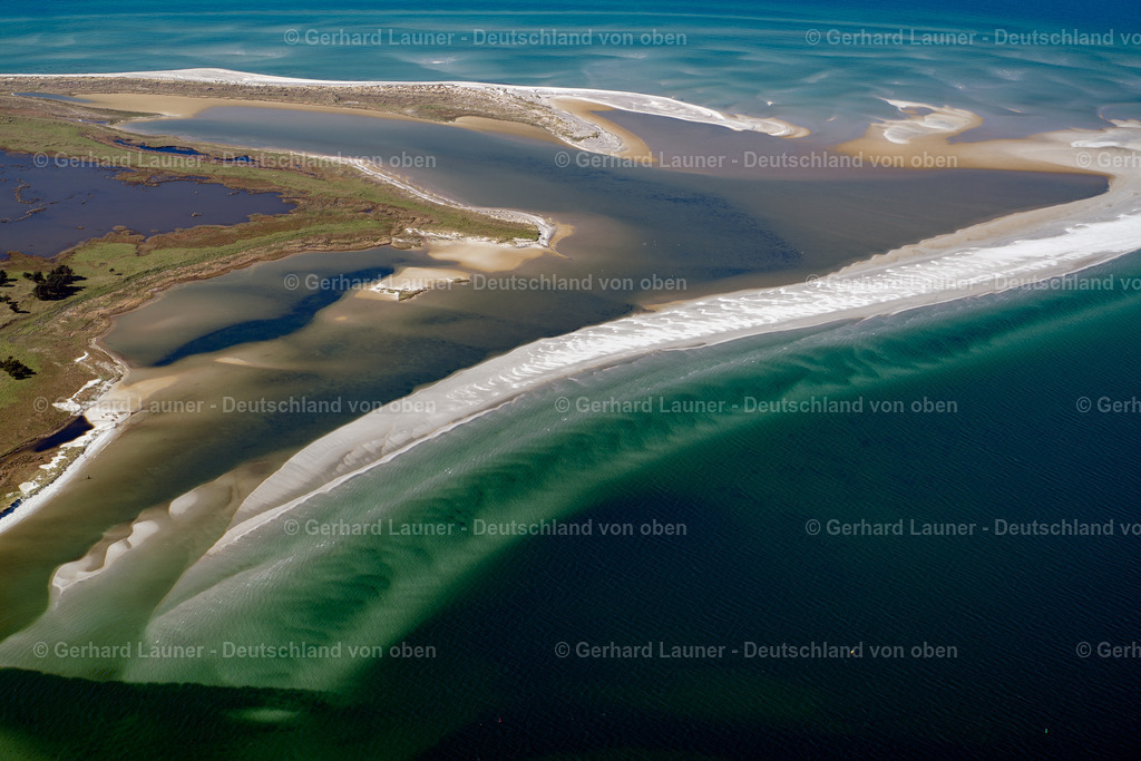 3801302 | Nationalpark Vorpommersche Boddenlandschaft, Wasserstrukturen an der Nordspitze Darss