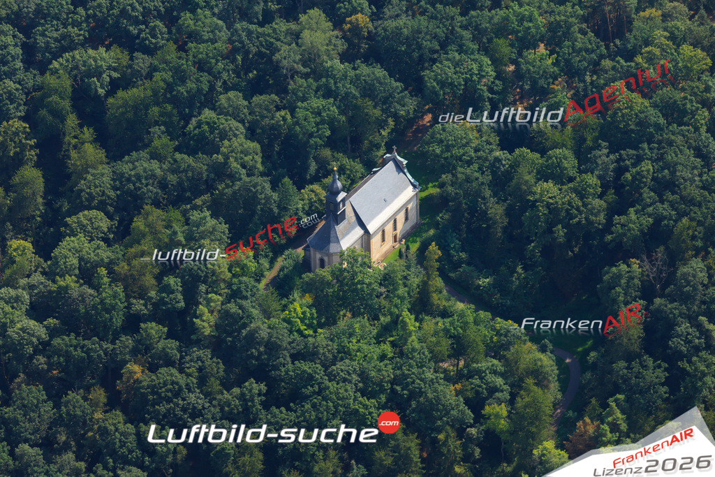 Die Luftaufnahme der Stadt Trappstadt wurde vom UL-Flugzeug heraus erstellt ( keine Drohne )- hohe Auflösung für beste Qualität