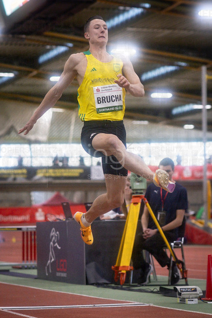 Indoor Meeting Dortmund, 08.02.2026 | DORTMUND, GERMANY - FEBRUARY 8:  Kevin Brucha (TLV Germania Überruhr) during the Indoor Meeting Dortmund at the Helmut-Koernig-Halle on February 8, 2026 in Dortmund, Germany. (Photo by Axel Kohring/Beautiful Sports Int.)
