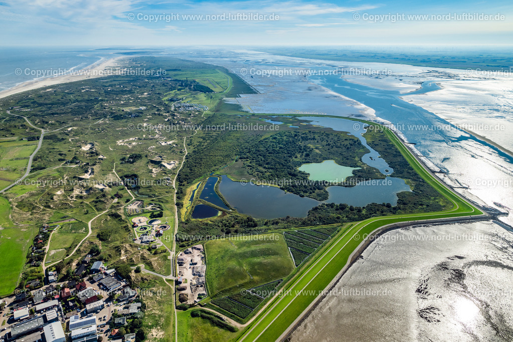 Norderney_Südstrandpolder_ELS_6796050923 | NORDERNEY 05.09.2023 Vogelschutzgebiet mit Seen und Teichen " Südstrandpolder " auf der Insel Norderney im Bundesland Niedersachsen, Deutschland. // Bird sanctuary with lakes and ponds "Suedstrandpolder" on the island of Norderney in the state of Lower Saxony, Germany. Foto: Martin Elsen
