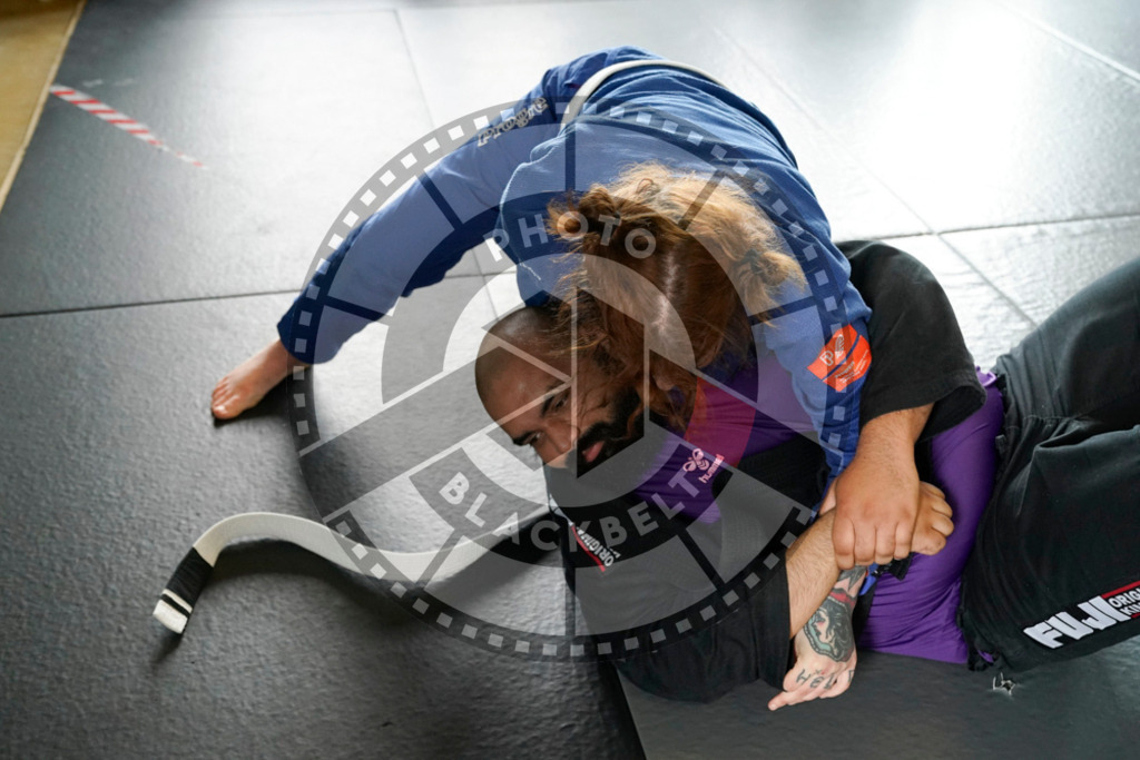 20240413PBB6419 | Fighters compete during the Grapplethon 24hours of rolling for a reason in Hamburg, Germany, on April 13, 2024.
