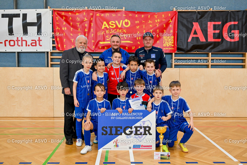 ASVÖ_ Fussballturnier SV Gallneukirchen_ 09.02.2025-185 | 09.02.2025, Gallneukirchen, AUT, ASVÖ, Fussball Nachwuchs Hallenturnier 2025, SV Gallneukirchen im Bild Teilnehmer U 9©Harald Dostal / fodo.media - Realisiert mit Pictrs.com