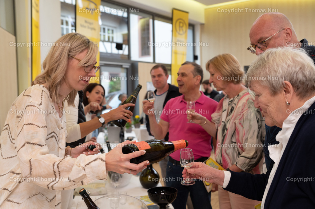 DSC_7557 | Der Bergsträßer Weintreff ist traditionell die Auftaktveranstaltung für den Bergsträßer Weinfrühling. Alljährlich April  bietet der Weintreff im Bürgerhaus Bensheim die einmalige Gelegenheit, fast 170 Bergsträßer Weine, Seccos und Sekte von 19 Weinbaubetrieben an einem Ort zu probieren. Nahezu alle Bergsträßer Betriebe sind vertreten und bieten ihre Spezialitäten an. Bild: Thomas Neu