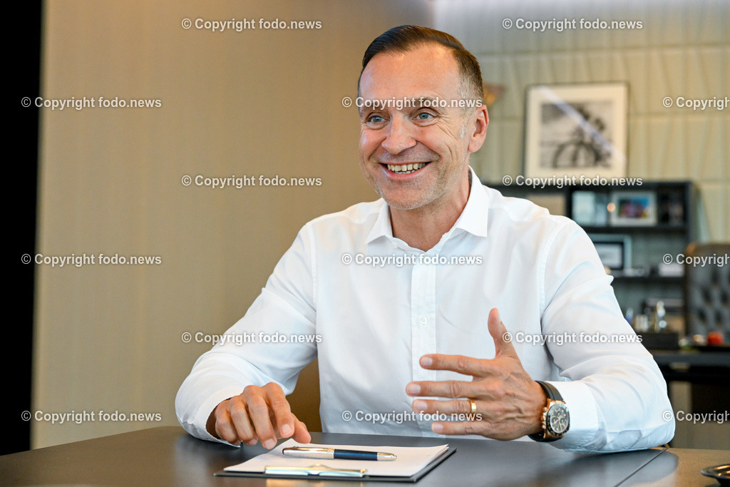 Gottfried Wurpes_ The Fitness Company_ Technogym_ 30.05.2023-26 | 30.05.2023, Leonding, AUT, The Fitness Company - Technogym, im Bild Gottfried Wurpes (CEO The Fitness Company / Technogym)