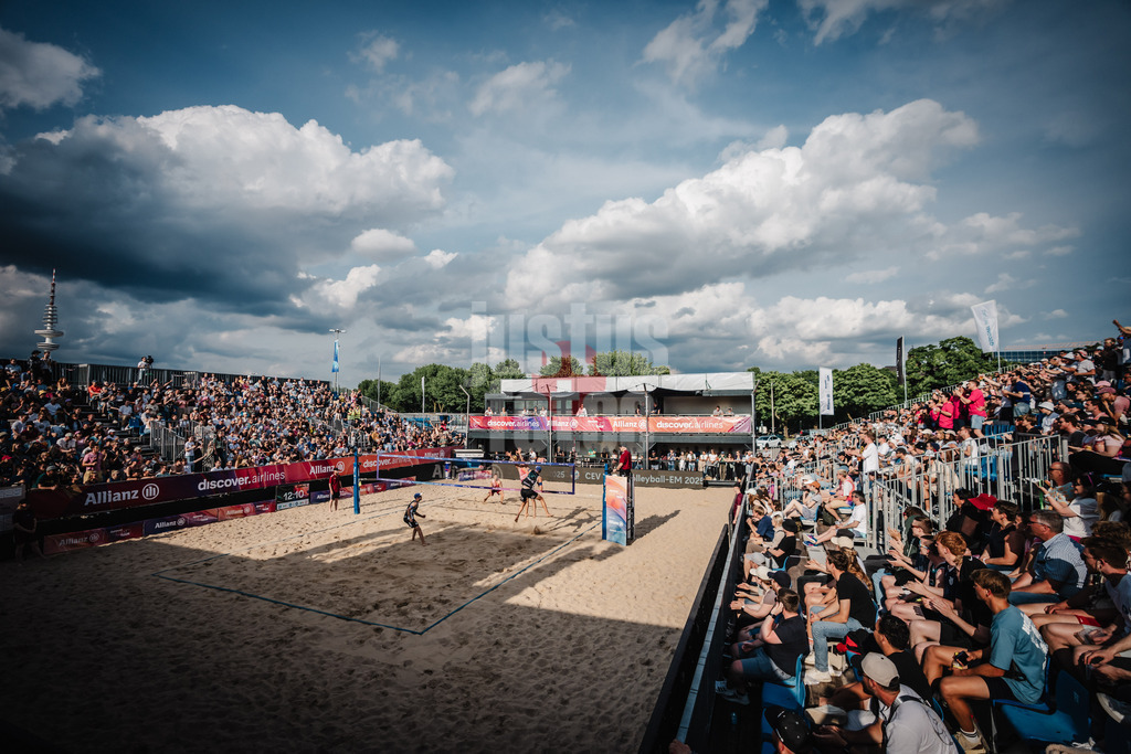 Beachvolleyball | Männer | Allianz German Beach Tour 2025 | Tourstop Hamburg | 31.05.2025 | Die ausverkaufte Active City Arena