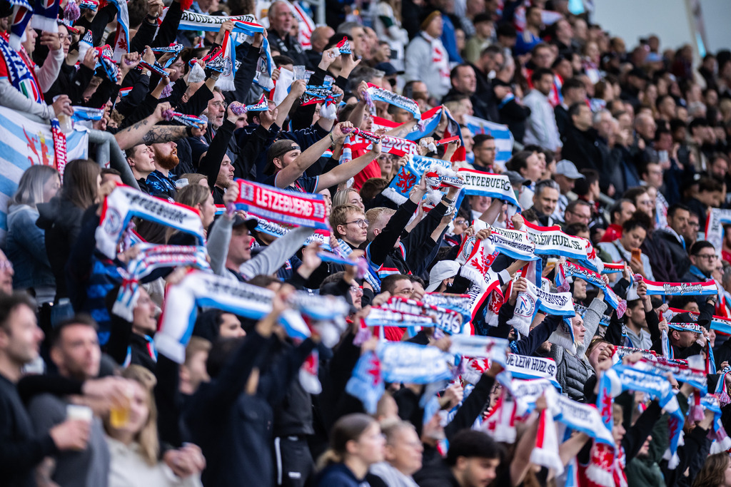 Luxembourg v Italy | International men's football friendly Luxembourg v Italy on 3 june 2026 at 8.45pm (CET) at Stade de Luxembourg - Luxembourg fans - Realisiert mit Pictrs.com