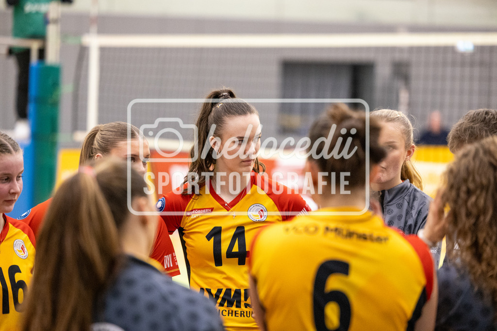 Volleyball I Frauen I Saison 2025-2026 I 2. Bundesliga Nord I 15. Spieltag I VCO Münster - VC Osnabrück I 25.01.2026-079 | Lena Schultze (14, VCO Münster) - Realisiert mit Pictrs.com