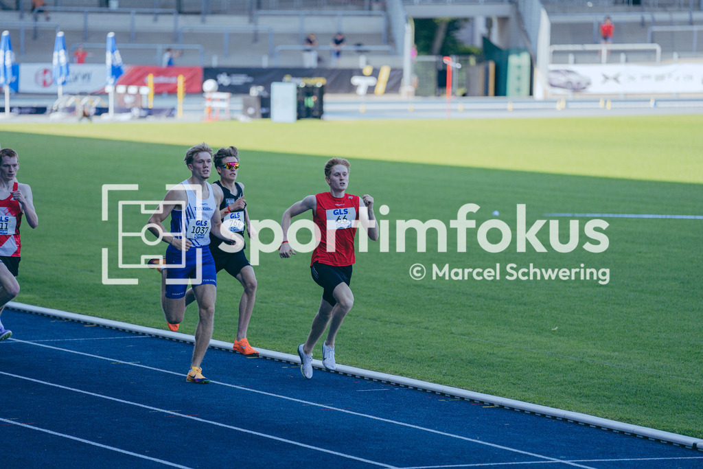 Deutsche Meisterschaften U20 / U16 2026 | Valentin Oblupin, TV Bad Säckingen, 66, 1500-Meter-Lauf, Deutsche Meisterschaften der U20 &amp; U16 2026, Lohrheidestadion Bochum-Wattenscheid, 10.07.2026. Foto: Marcel Schwering / sportimfokus - Realisiert mit Pictrs.com