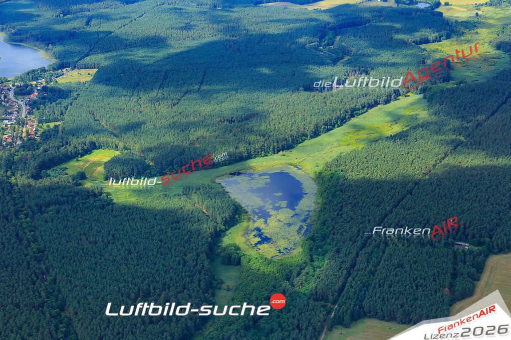 Die Luftaufnahme Grosser_gollinsee - Templin wurde vom UL-Flugzeug (keine Drohne) aus fotografiert.Hohe Druck- Auflösung-die Geschenkidee!