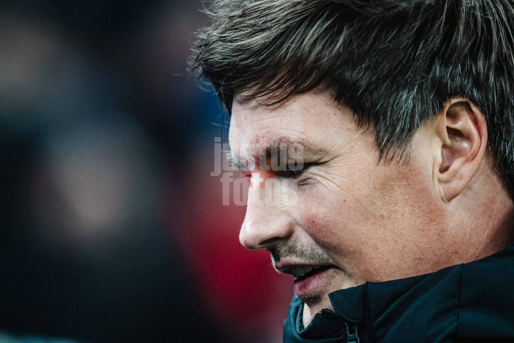 Fußball | Männer | Saison 2024/2025 | 2. Fußball-Bundesliga | 18. Spieltag | Hamburger SV vs. 1. FC Köln | 18.01.2025 | Trainer Merlin Polzin (HSV)