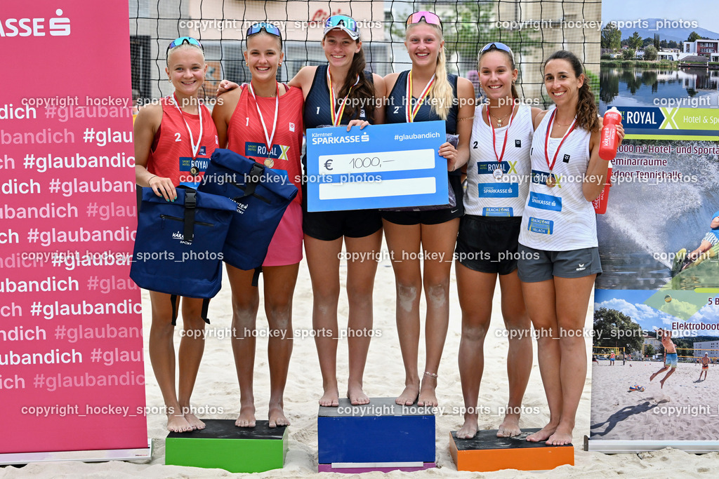 Kärntner Landesmeisterschaft Beach Volleyball | Kärntner Landesmeisterschaft Beach Volleyball, Kärntner Landesmeisterschaft Beach Volleyball am 18.08.2024 in Villach (Rathausplatz Villach), Austria, (Photo by Bernd Stefan)