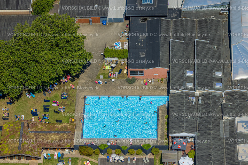 Oberhausen230705595 | Luftbild, Vonderort Wellness-Center mit Sauna, Wellness und Freibad, Osterfeld, Oberhausen, Ruhrgebiet, Nordrhein-Westfalen, Deutschland