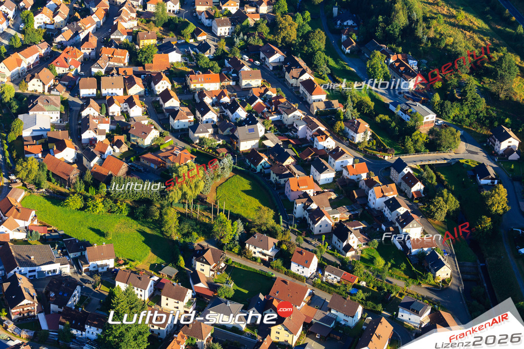 Die Luftaufnahme der Stadt Wallenfels wurde vom UL-Flugzeug heraus erstellt ( keine Drohne )- hohe Auflösung für beste Qualität