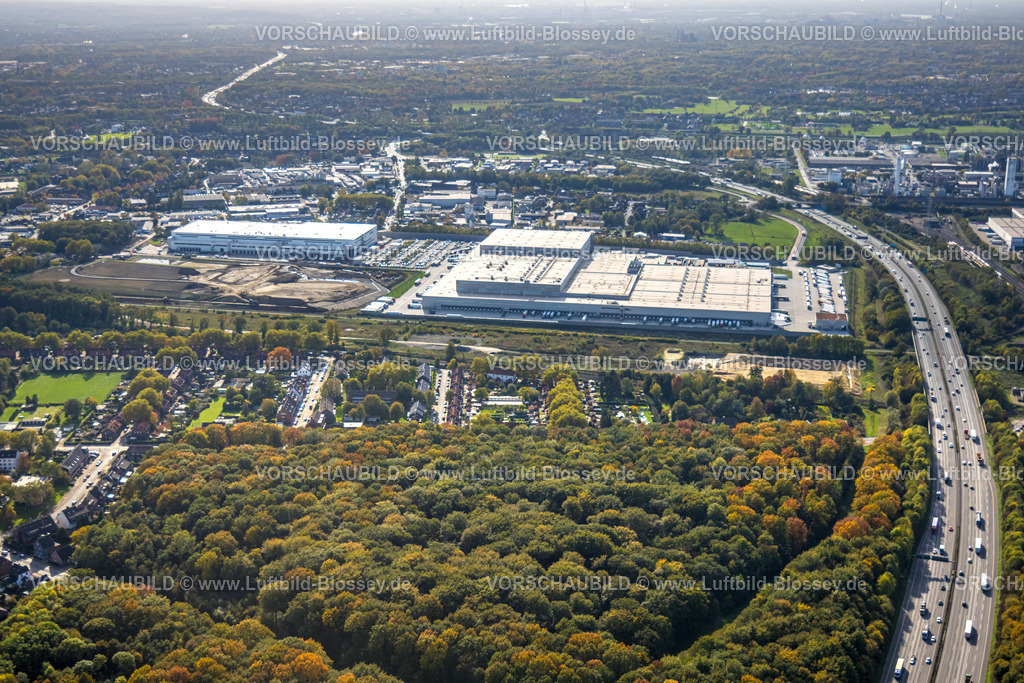 Oberhausen221003404 | Luftbild, EDEKA Zentrallager, Picnic E-Food-Lager, Baustelle, Schwarze Heide, Oberhausen, Ruhrgebiet, Nordrhein-Westfalen, Deutschland