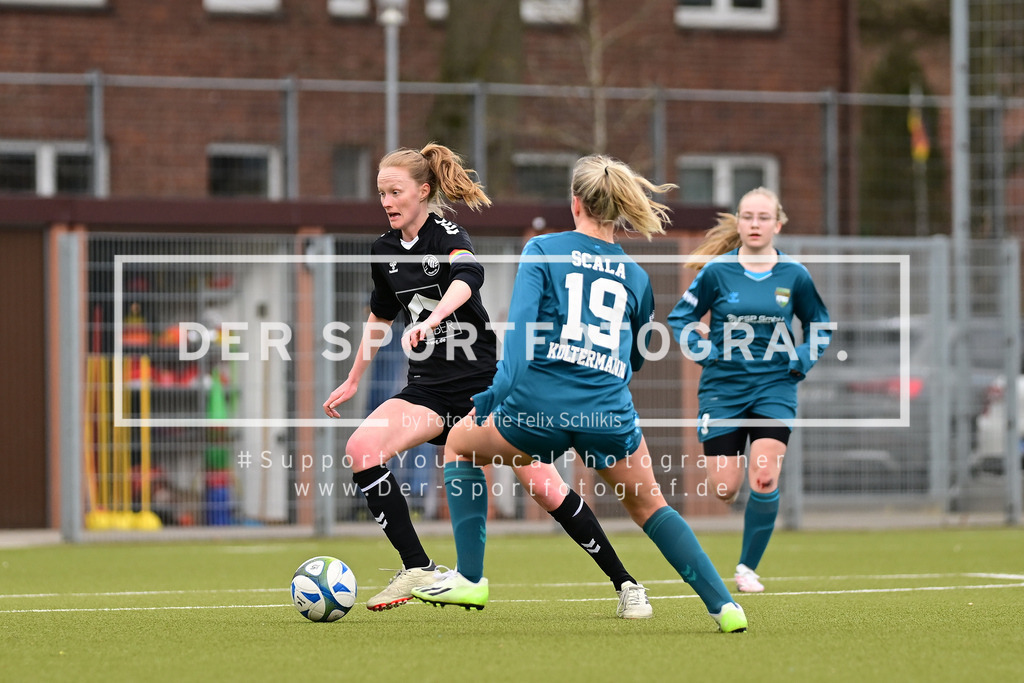 Fußball I Frauen I Saison 2024-2025 I Oberliga I 16. Spieltag I SC Alstertal-Langenhorn - GW Eimsbüttel I 23853 | Der Sportfotograf. - Realized with Pictrs.com