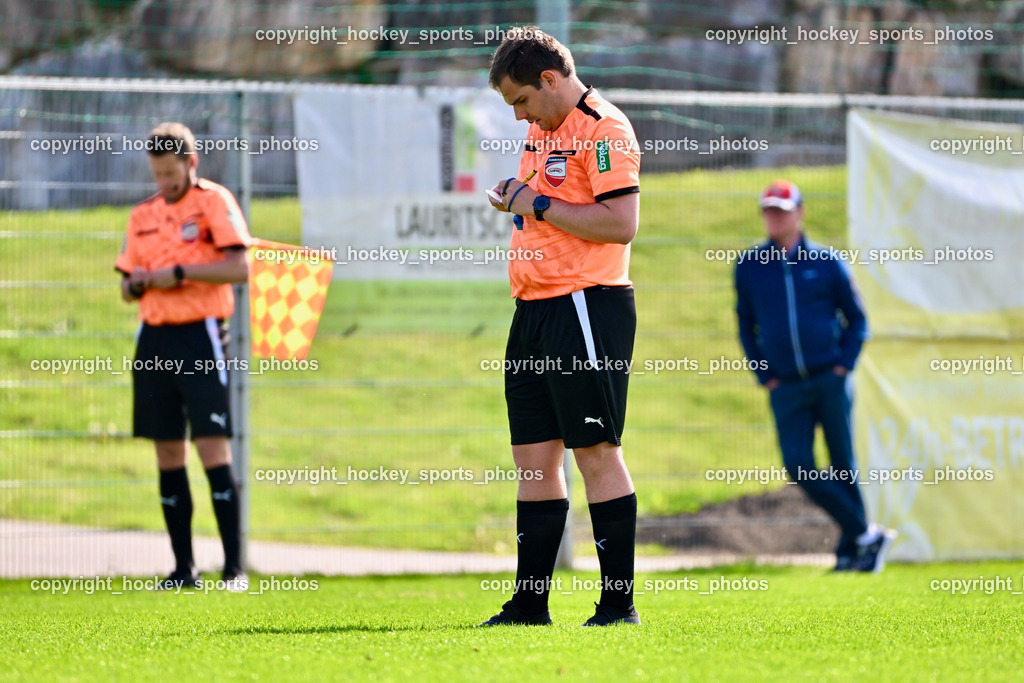 SC Landskron vs. FC Faakersee | Michell Kollreider Referee, SC Landskron vs. FC Faakersee, SC Landskron vs. FC Faakersee am 27.04.2025 in Villach (Sportanlage Landskron), Austria, (Photo by Bernd Stefan)
