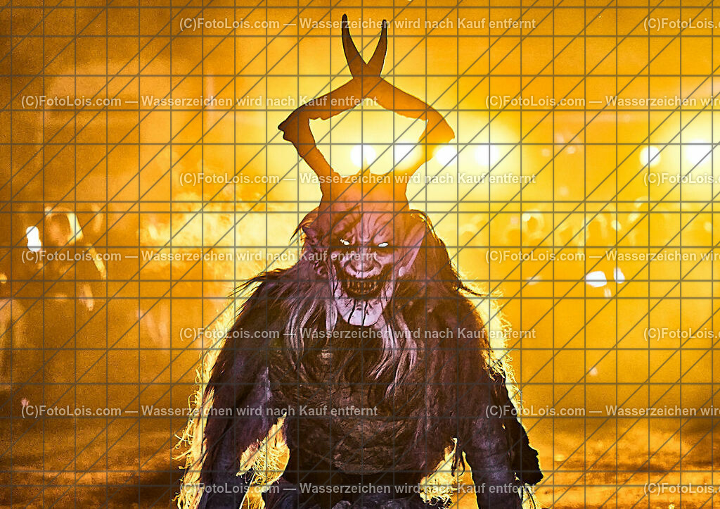 ALP7829_PerchtengruppenTreffen Gaming | (C)FotoLois.com, Alois Spandl. Perchtengruzppentreffen in Gaming am Badparkplatz, Fr 5. Januar 2024.