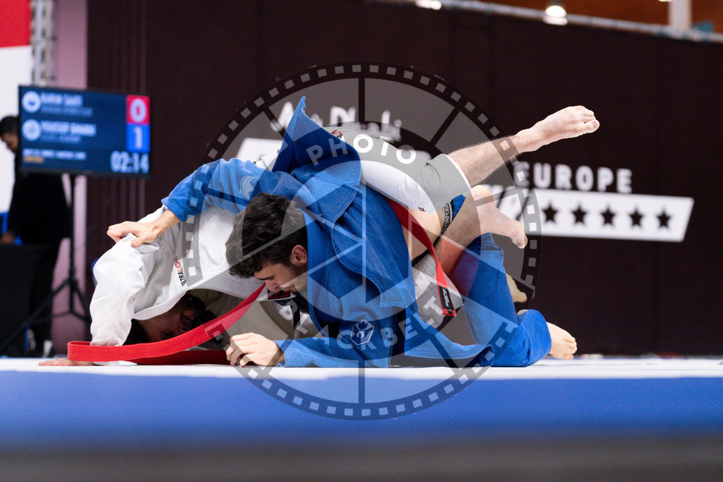 20241013PBB5543 | Athletes compete during the AJP Tour Europe Continental Jiu-Jitsu Amateurs & Masters Championship on October 13, 2024 in Almere near Amsterdam, Netherlands. © Chiara Dazi / photoblackbelt