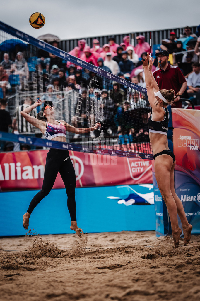 Beachvolleyball | Frauen | Allianz German Beach Tour 2025 | Tourstop Hamburg | 01.06.2025 | Lisa-Sophie Kotzan beim Angriff