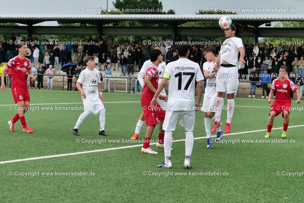 Fußball : C-Junioren : Aufstieg Regionalliga West : SUS 09 Dinslaken - Vfb 03 Hilden am 04.06.2026 in Dinslaken | Fußball : C-Junioren : Aufstieg Regionalliga West : SUS 09 Dinslaken (rotr Trikots)- Vfb 03 Hilden (weiße Trikots) am 04.06.2026 in Dinslaken - Realisiert mit Pictrs.com