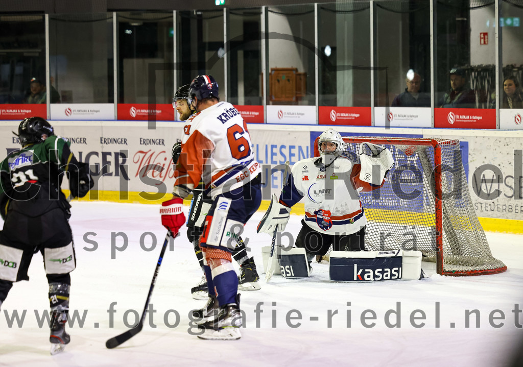 2022-10-23_142_TSV_Erding_gegen_ESC_Kempten | Erding, Deutschland, 23.10.2022:
Eishockey, Bayernliga 2022 / 2023, 7. Spieltag, TSV Erding gegen ESC Kempten, Endergebnis: 

Foto: Christian Riedel / fotografie-riedel.net