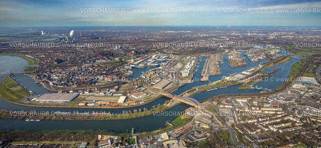 Duisburg230303205 | Luftbild, Duisburg Hafen, Ölinsel, Kohleninsel Containerterminal geplant - Duisburg Gateway Terminal, Schrottinsel, Ruhrort, Duisburg, Ruhrgebiet, Nordrhein-Westfalen, Deutschland