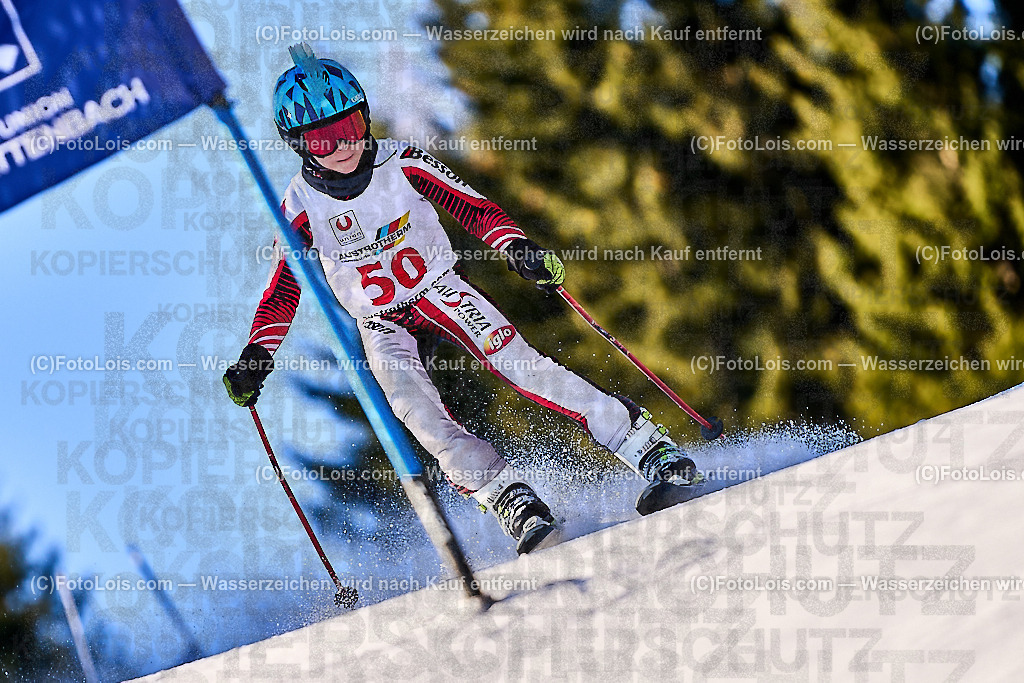 ALP8816_NOe-Kindervergleich-RTL_Ehrenhoefer Elias | (C)FotoLois.com, Alois Spandl. Sportunion Trattenbach, NÖ Kindervergleichs-Skirennen, RTL auf dem Feistritzsattel, So 28. Januar 2024.