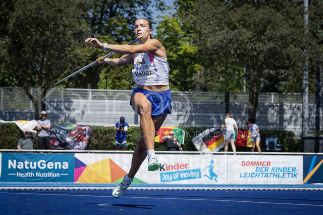 Multisport Event; Ratingen, 28.06.2026 | RATINGEN, GERMANY - JUNE 28, 2026 : Lexie Keller (USA / United States) competing in the javelin during the Multisport Event at Stadion Ratingen on June 28, 2026 in Ratingen, Germany.
