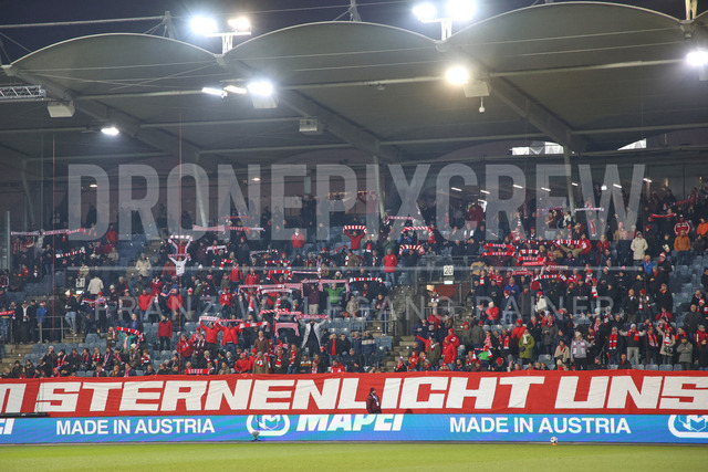 Austrian Bundesliga: Grazer AK 1902 vs LASK | GRAZ, AUSTRIA, 13.DEC.25 - SOCCER - ADMIRAL Bundesliga, Grazer AK 1902 vs LASK. The image shows the fans of Grazer AK 1902.