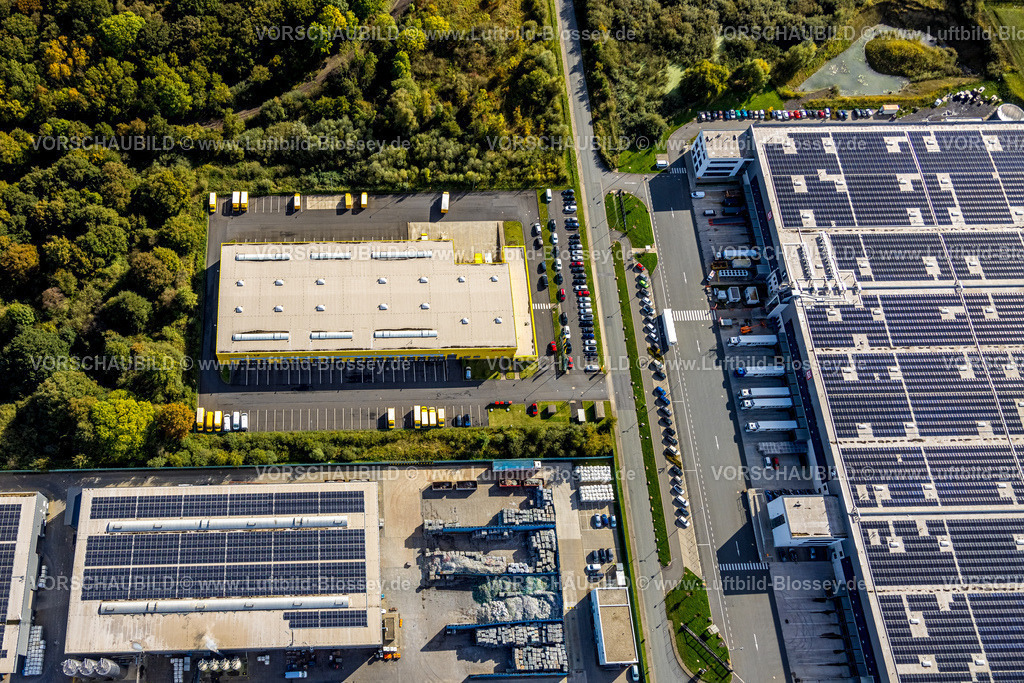 Hamm241008126 | Luftbild, Gewerbegebiet Trianelstraße, Deutsche Post DHL Zustellzentrum Hamm, Uentrop, Hamm, Ruhrgebiet, Nordrhein-Westfalen, Deutschland