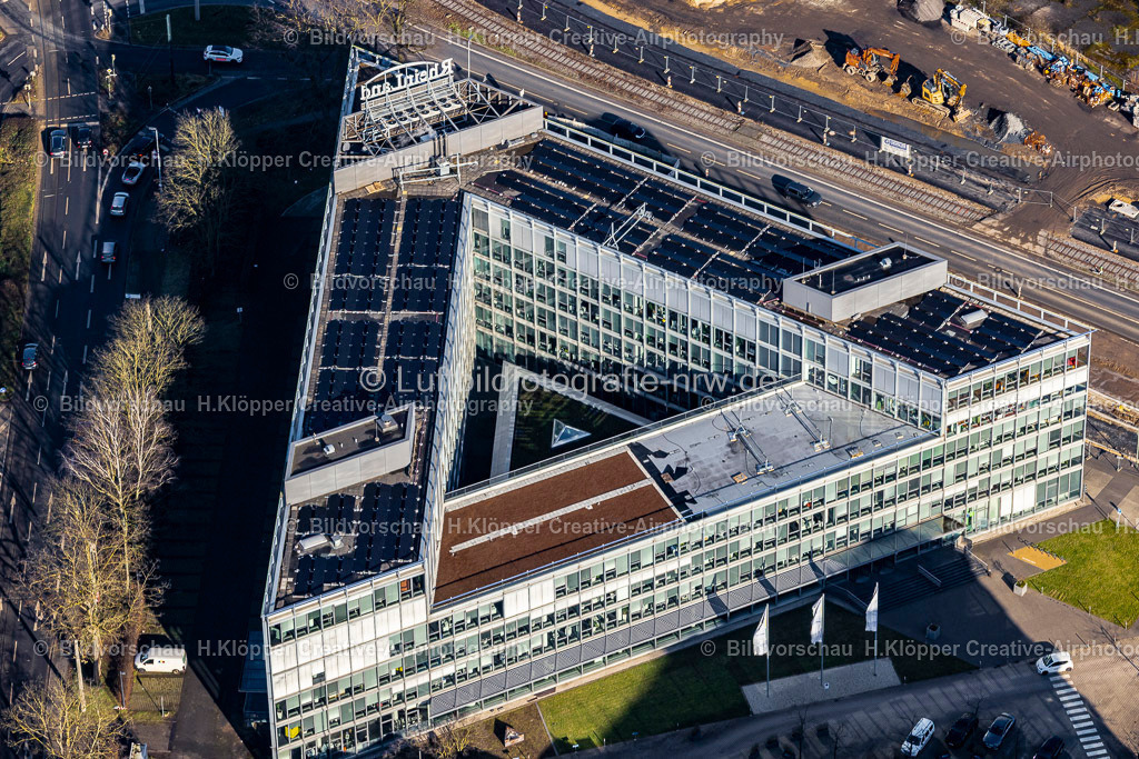 Luftbilder Neuss -6674 | Luftaufnahme Verwaltungsgebäude des Versicherungs- Unternehmens " RheinLand Versicherungs AG " - Realisiert mit Pictrs.com