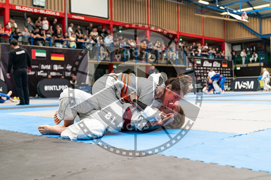 20230826PBB55392 | Fighters compete during the AJP INTLPRO BJJ and grappling competition in Hamburg, Germany, on August 26 2023.