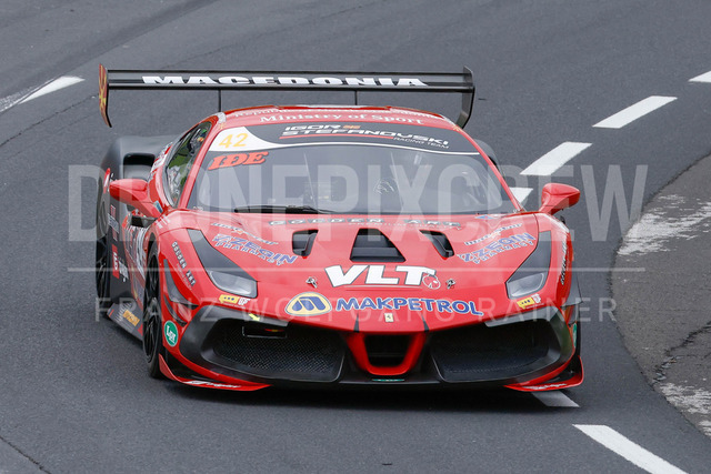 Rechberg Hill Climb 2025 – FIA European Hill Climb Championship | Rechberg Hill Climb 2025, part of the FIA European Hill Climb Championship. High-speed racing action, mountain scenery, atmosphere and pure motorsport passion captured in detail. The image shows Igor Stefanovski (MKD) Ferrari 488 Challenge Evo.          