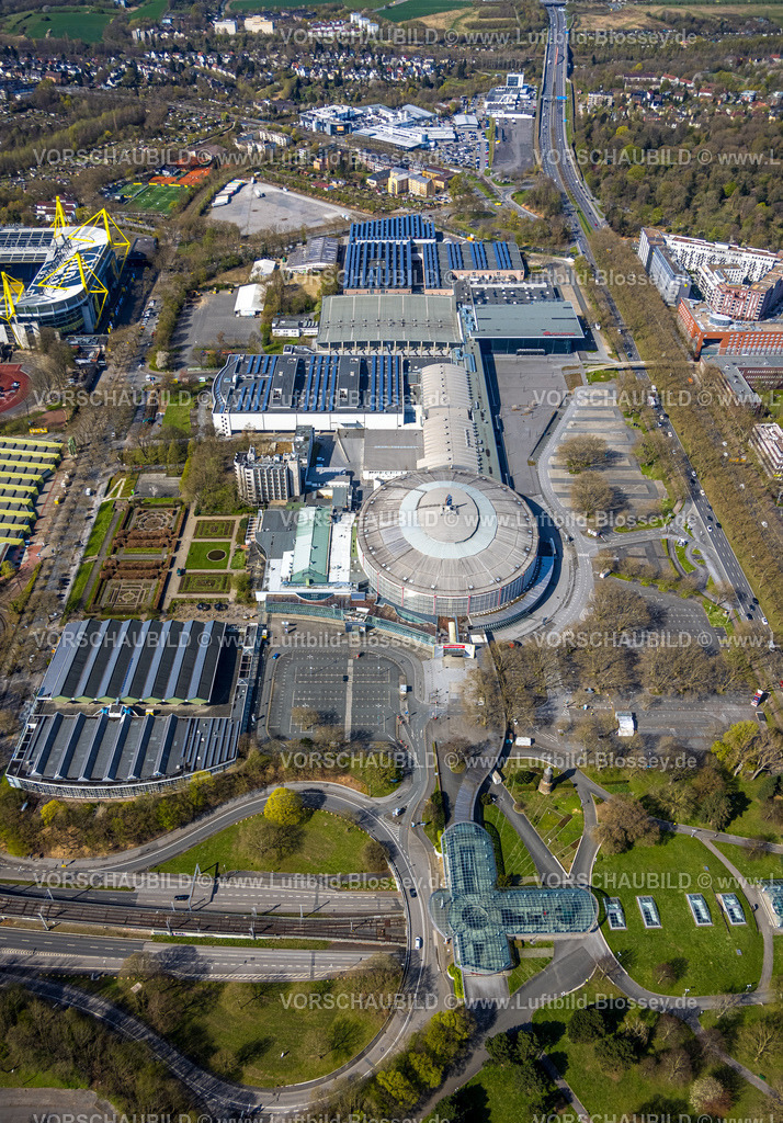 Dortmund220400453 | Luftbild, Westfalenhallen, Westfalenhalle, Dortmund, Ruhrgebiet, Nordrhein-Westfalen, Deutschland