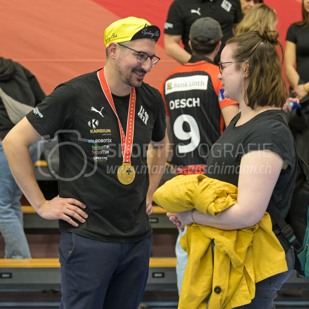 Zug United vs HC Rychenberg - 22. February 2025 | Zug United vs HC RychenbergSporthalle Wankdorf, BernSamuel Eberle (Head Coach HC Rychenberg).Bild: Sportfotografie Markus Aeschimann | www.markus-aeschimann.ch - Realisiert mit Pictrs.com