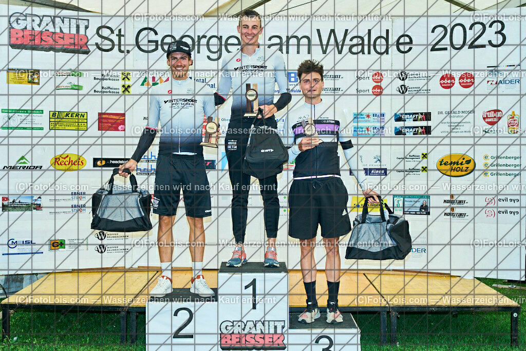 ALP8155_XXIX_GRANITBEISSER_Siegerehrung | (C)FotoLois.com, Alois Spandl, 29. GRANITBEISSER - Mountainbike-Marathon in St. Georgen am Walde, Start/Ziel/Siegerehrung, Sa 2. September 2023.