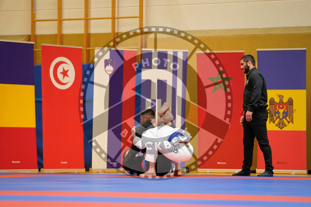 20240203PBB05925 | Fighters compete during the Brazilian Jiu-Jitsu Championship of the AJP Tour in Maintal by Frankfurt am Main, Germany, on February 2, 2024.
