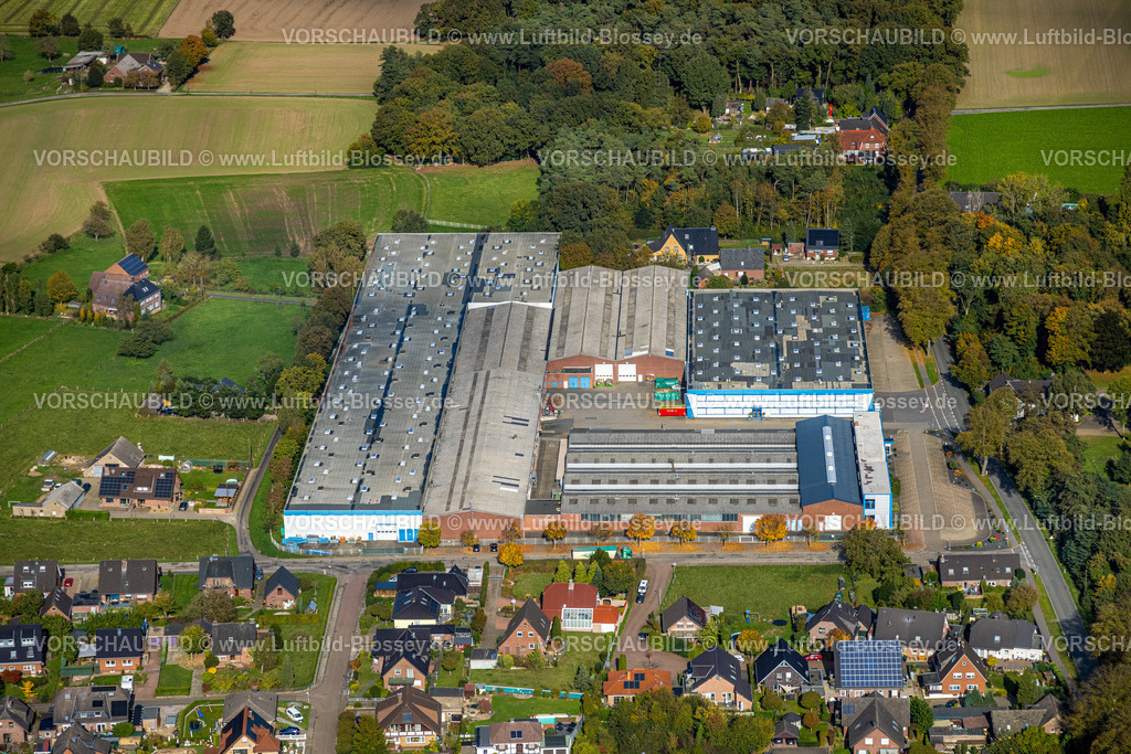 Rees251004693 | Luftbild, Novoferm GmbH Werksgelände, Haldern, Rees, Niederrhein, Nordrhein-Westfalen, Deutschland