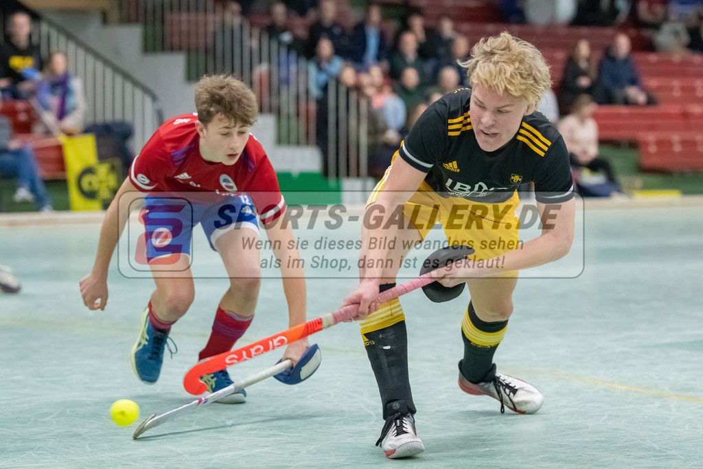 HK_20230305_105880 | Deutsche Meisterschaft MU16 1/2 Finale Mannheimer HC - Harvestehuder THC am 5.3.2023 RWK, Köln ,