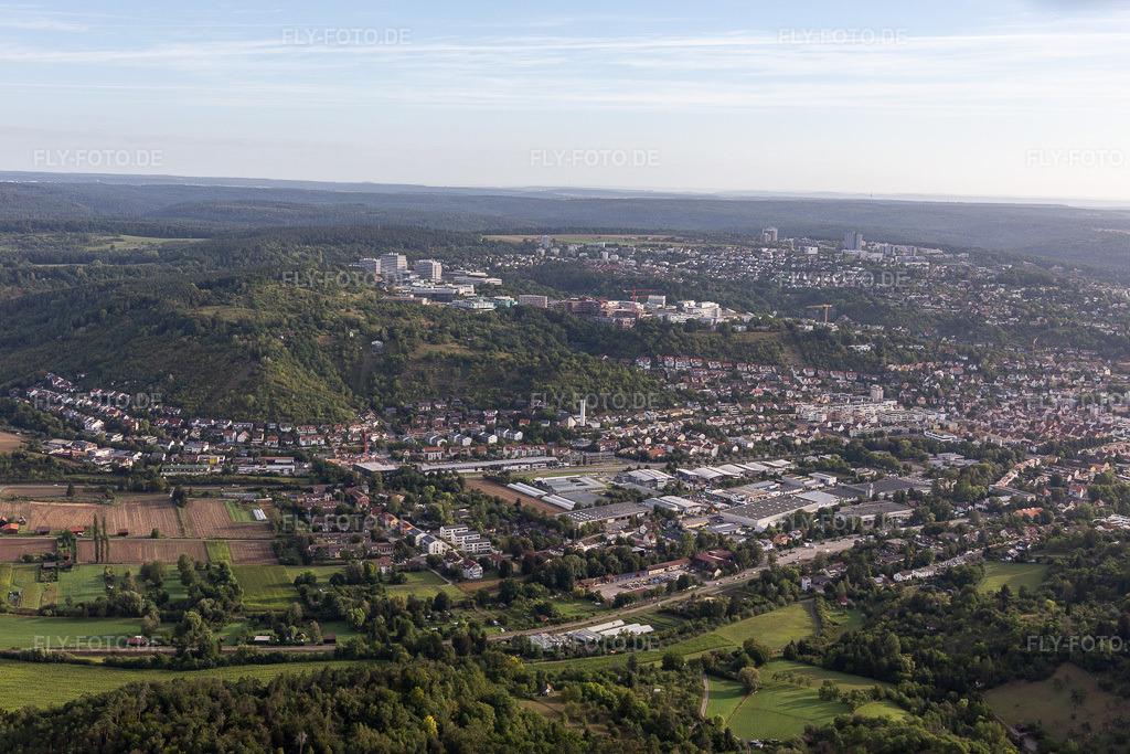 Luftbild: BG Klinik, Universität und Universitätsklinikum Tübingen in Tübingen im Bundesland Baden-Württemberg in Deutschland. Foto: IMG_008469.jpg vom 27.08.2020 durch Werner Riehm/FLY-FOTO.de