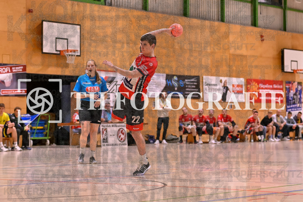 GER, SG Maulburg/Steinen - SG Allensbach/Dettingen, Handball, Landesliga Suedbaden, 2. Spieltag, Saison 2024/2025, 28.09.2024 | Niklas Ahrens (SG Maulburg/Steinen, #22)GER, SG Maulburg/Steinen - SG Allensbach/Dettingen, Handball, Landesliga Suedbaden, 2. Spieltag, Saison 2024/2025, 28.09.2024Foto: TH Fotografie/Thomas Hess