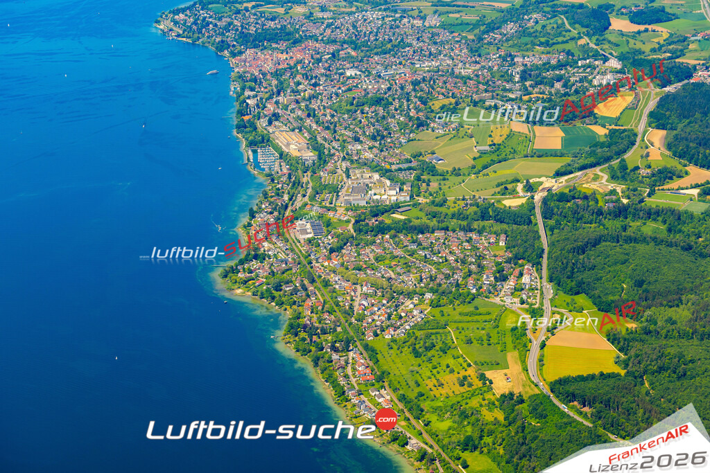 Das Luftbild zeigt : Nußdorf Überlingen - Die Luftaufnahme wurde 2024 vom UL-Flugzeug aus erstellt ( keine Drohne ) - Hochauflösende Luftaufnahme - Für grossformatige Ausdrucke geeignet. Die Geschenkidee !Mit Lizenz und Bildrechte bestellbar