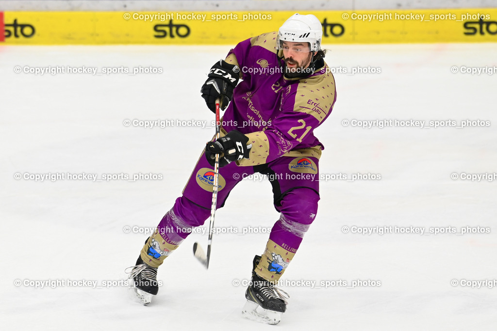 EC Kellerberg vs. EC Arnoldstein | #21 Pettauer Christoph EC Kellerberg, EC Kellerberg vs. EC Arnoldstein, EC Kellerberg vs. EC Arnoldstein am 03.02.2025 in Villach (Stadthalle Villach), Austria, (Photo by Bernd Stefan)