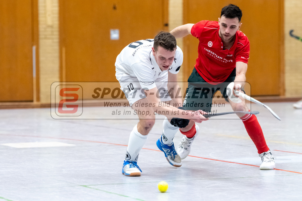 SFE_20230115_0117 | 1. Bundesliga Hockey Herren Schwarz-Weiss Neuss - Crefelder HTC am 15.01.2023 in  (Sporthalle Jahnerstrasse), Photo: Stephan Fehrmann 2022 (Sports-Gallery),Jan Mausberg ( Schwarz-Weiss Neuss #10 )