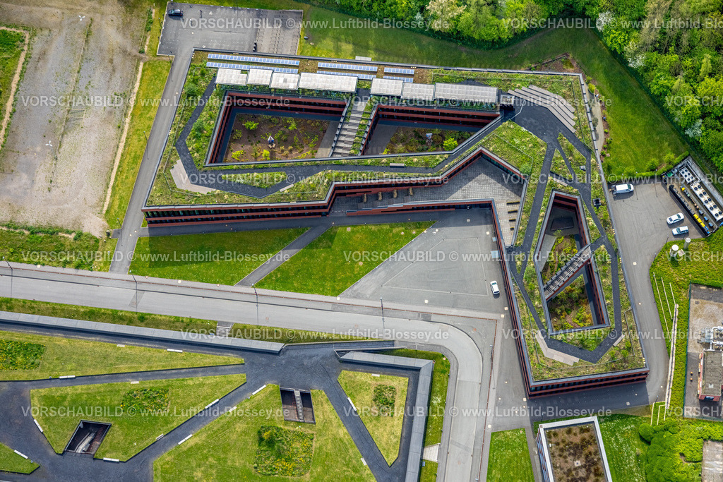 Essen240400399 | Luftbild, Gebäude RAG Aktiengesellschaft Bergbauunternehmen, am UNESCO-Welterbe Zollverein, Stoppenberg, Essen, Ruhrgebiet, Nordrhein-Westfalen, Deutschland