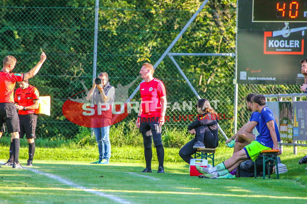 Austria Klagenfurt Amateure - SK Treibach 1-1, Kärntner Liga 2. Runde | Christian Mauthner (Austria Klagenfurt Amateure #TW Trainer) Austria Klagenfurt Amateure - SK Treibach 1-1 am 08.08.2023 in Brückl
(Sportplatz), Austria, (Photo by Ernst Krawagner sport-fan.at) - Realisiert mit Pictrs.com