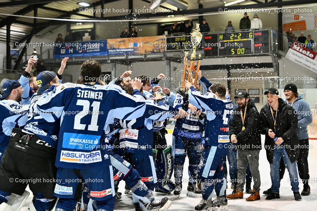ESC Steindorf vs. EHC Althofen 8.3.2024 | ESC Steindorf vs. EHC Althofen 8.3.2024, ESC Steindorf vs. EHC Althofen Meisterfeier am 08.03.2024 in Steindorf (Ossiachersee Halle), Austria, (Photo by Bernd Stefan)
