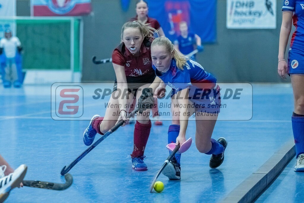 HK_20240303_109071 | Spiel um Platz 7 Deutsche Meisterschaft WU16 am 3.3.2024 Halle DHC, Düsseldorf ,