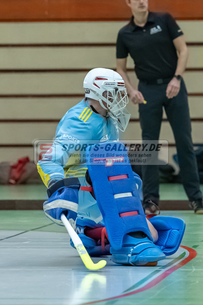 HK_20221125_101625 | 1. Bundesliga ( Halle ) Herren Crefelder HTC - Düsseldorfer HC am 26.11.2022 Crefelder HTC, Krefeld , Zickler Anton Torwart ( Düsseldorfer HC #32 )