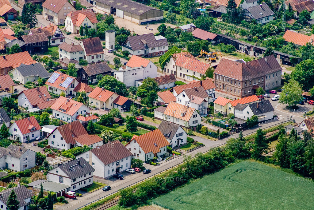 Luftbild: Jahnstr in Barbelroth im Bundesland Rheinland-Pfalz in Deutschland. Foto: IMG_11021.jpg vom 24.05.2008 durch Werner Riehm/FLY-FOTO.de